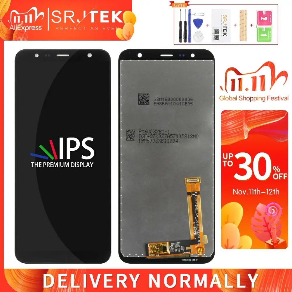 ЖК дисплей для Samsung Galaxy J4 plus J415 сенсорный дигитайзер сенсорное стекло в сборе Plus