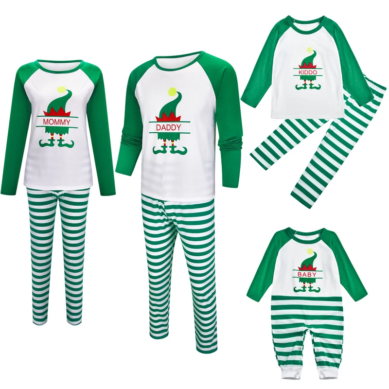 Семейный Рождественский пижамный комплект Новинка 2020 года Семейные комплекты