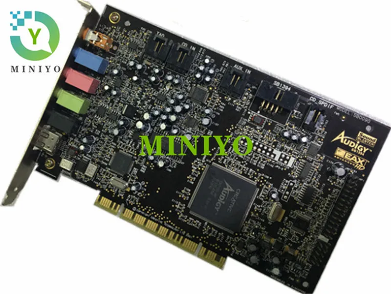 Высококачественная Звуковая карта Creative Sound Blaster Audigy SB0090 PCI 5 1 100% Исправная работа |