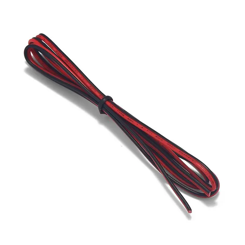 Светодиодные ленты 2 контактный кабель удлинитель ядра 100 м 22AWG 20AWG 18AWG