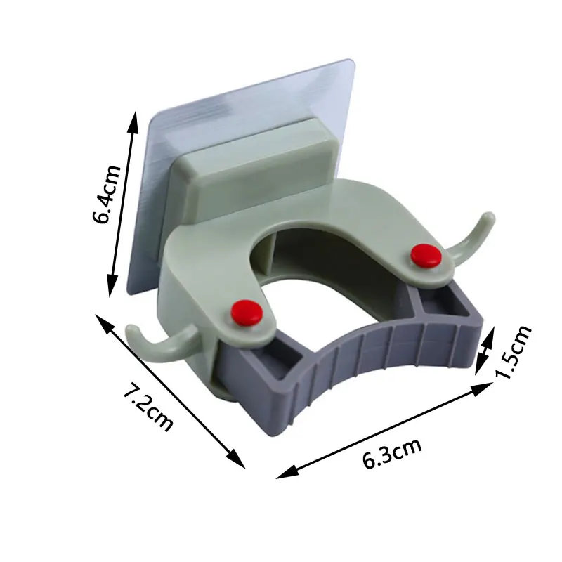 

Mop Rack Bathroom Accessories Wall Mounted Mop Organizer Holder Rack Brush Broom Hanger Hook Kitchen Bathroom Organizer