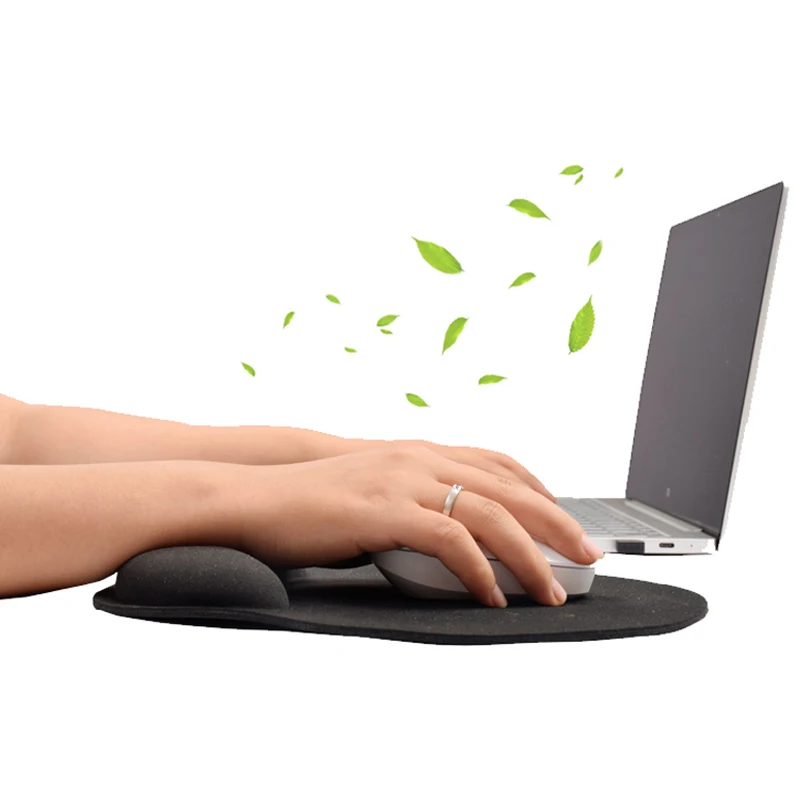

2020 Wrist Rest Mouse Pad Mat Memory Foam Keyboard and Mouse Wrist Rest Pad Set Ergonomic Mousepad for Office Gaming Laptop PC