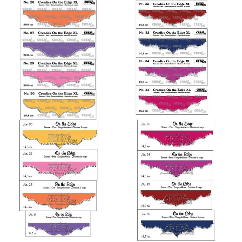 

7 kinds On the edge Metal Cutting Dies Embossing Scrapbooking Stencil Craft Cut Die For DIY Card Crafts Handmade