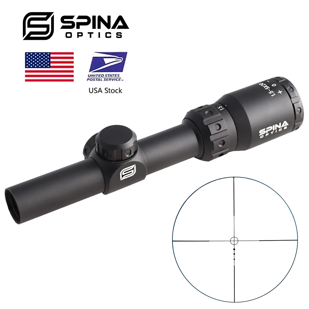 Оптический прицел SPINA BT 1 5 5X20 охотничьи прицелы компактный уличный Регулируемый