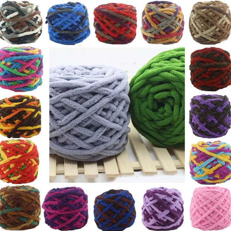 Вязаные разноцветные вязаные крючком шерстяные толстые сделай сам бархатные