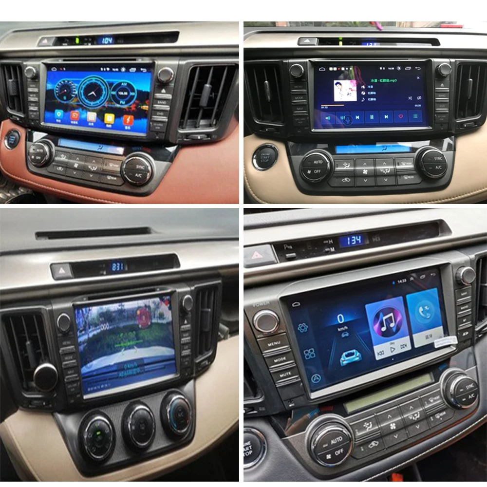 Автомобильный мультимедийный плеер стерео GPS DVD радио навигация Android экран для