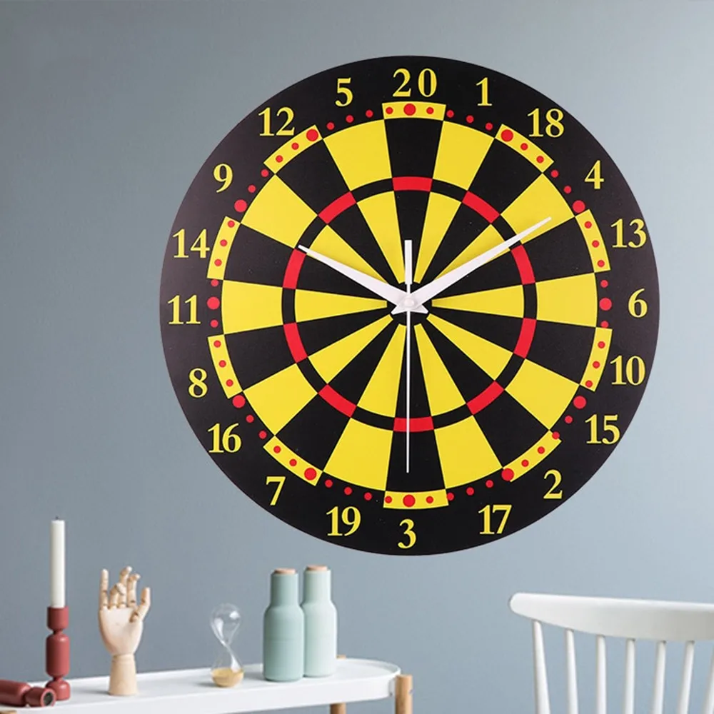 Creative Darts Wall Clock Modern Design Silent Quartz Clocks Nostalgic Individual Character Sitting Room Adornment | Дом и сад