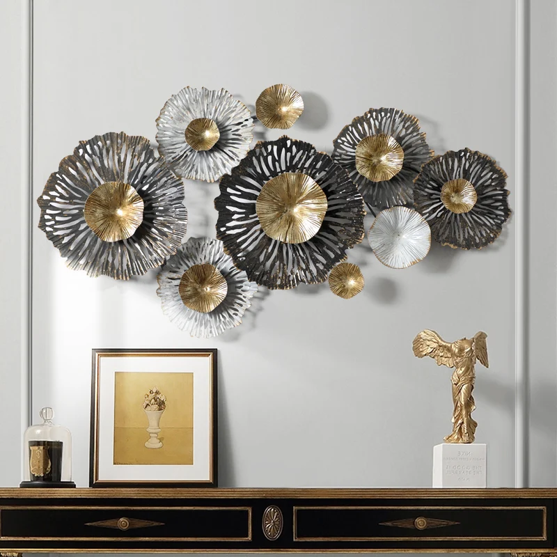 Американская кованая железная настенная роспись аксессуары для дома украшение