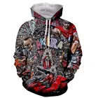 Новые забавные модные толстовки Akira Rwb с длинным рукавом с 3D принтомтолстовкикурткимужскиеженские Топы Прямая поставка