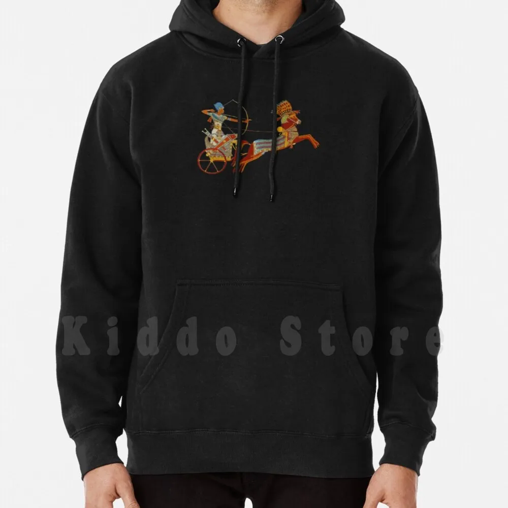 Pharaoh Ramses &amp The Battle Of Kadesh Hoodie Long Sleeve Egypt Egyptian