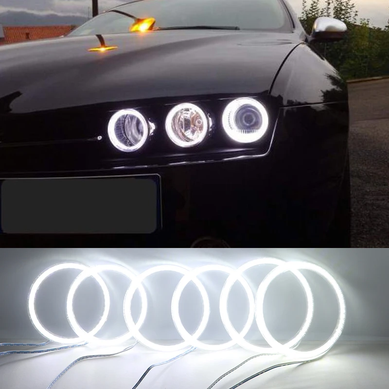 Супер яркие дневные ходовые огни белого цвета 3528 SMD DRL для Alfa Romeo 159 2005 2011 Стайлинг