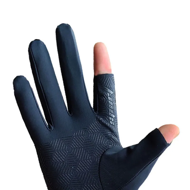 Новые летние мужские тонкие эластичные велосипедные перчатки отсутствуют два