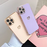 plating lens protection phone case for iphone11 cases 13 12 pro max x xr xs max 7 8 plus se 2020 soft mobile phones cover case