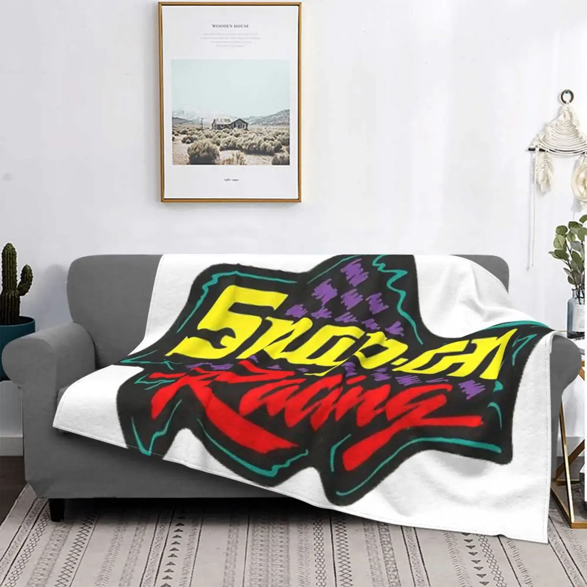 

Snap On Racing-Manta a cuadros para Baby, para cama colcha, 1992
