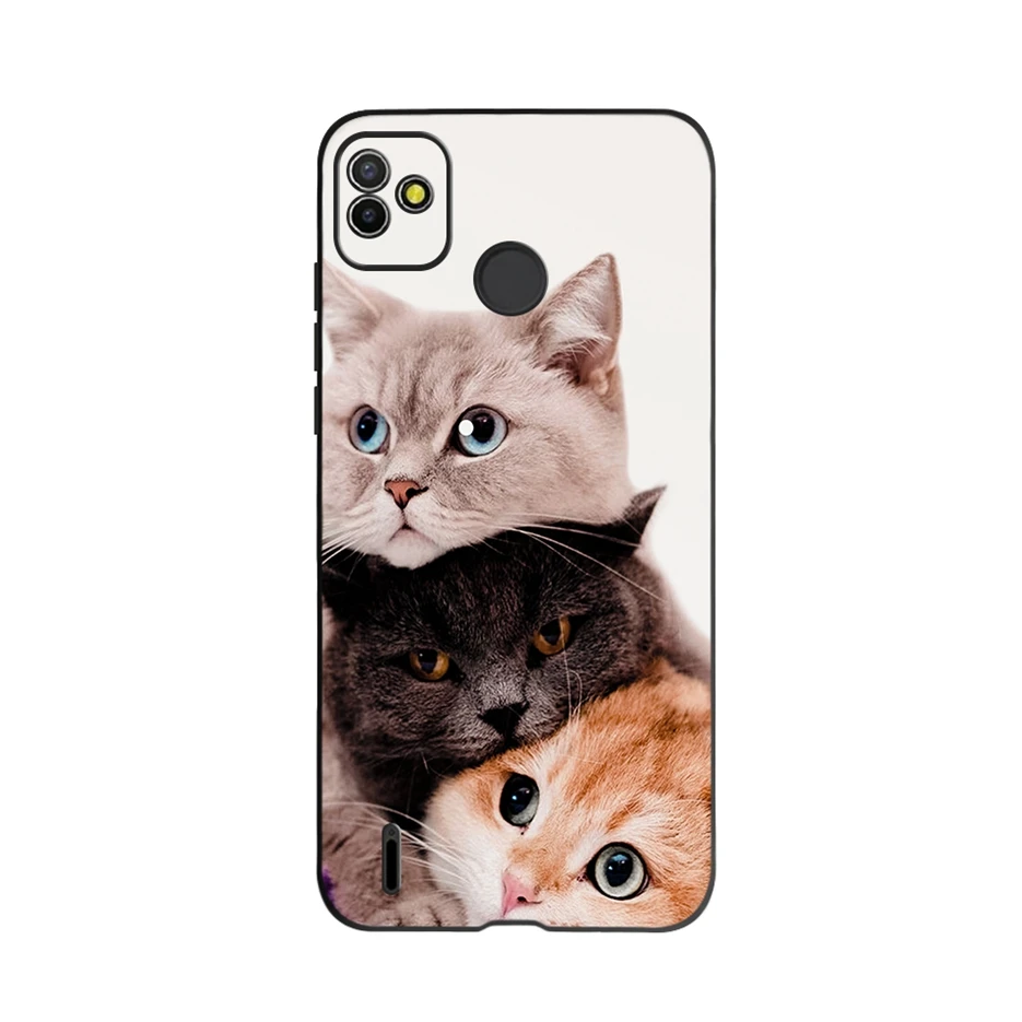 Чехол для Tecno Pop 5 4 мягкий силиконовый милый мультяшный чехол чехлы Pop5 телефона s