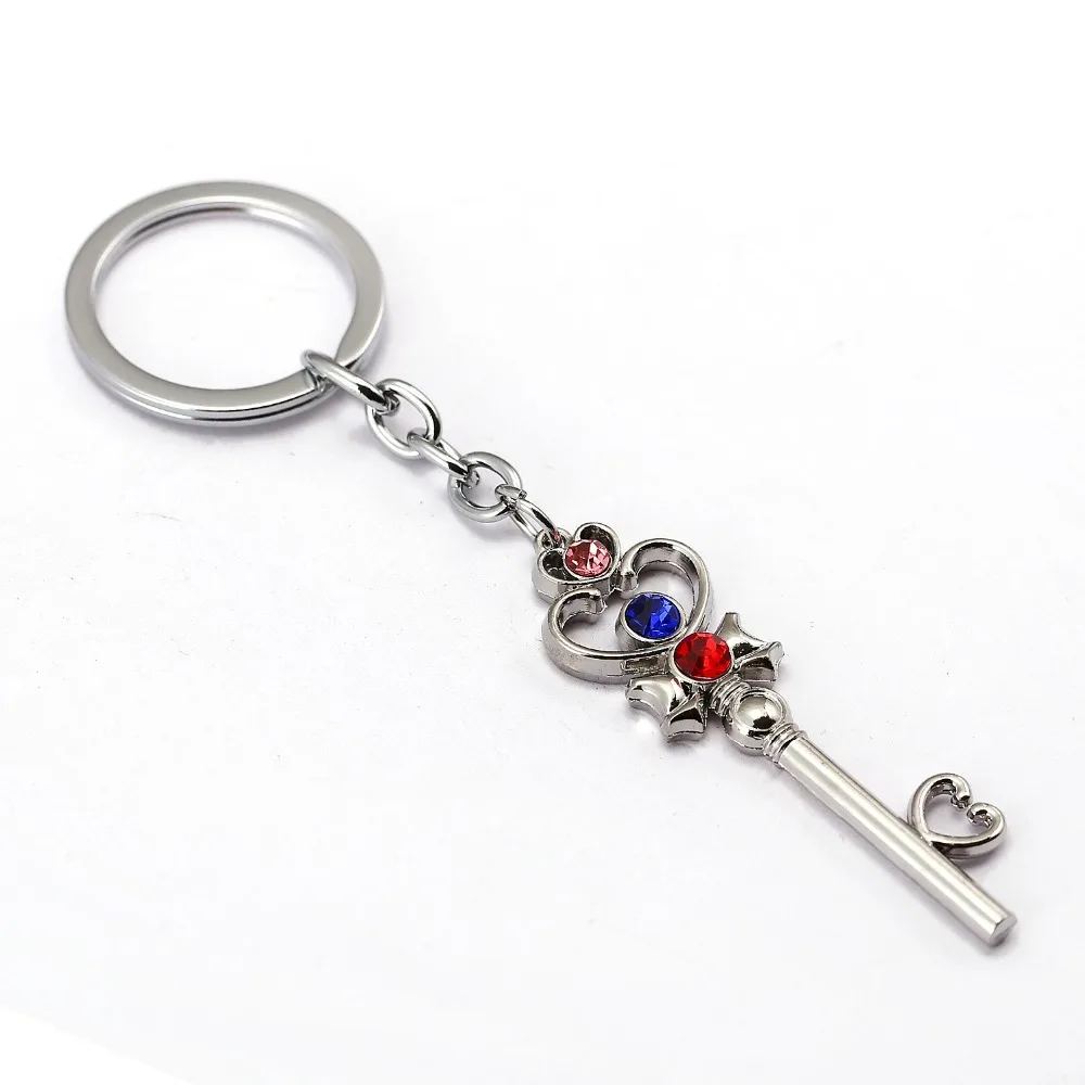 Cosplay Jewelry Sailor Moon Key Chain Sailormoon Heart Bow Pendant Keychains Ring Car Keychain Women Girl Gift | Украшения и