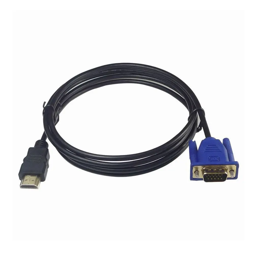 

1/1.8/3 HDMI-совместимый кабель HDMI-совместимый с VGA HD с аудиоадаптером Кабель HDMI-совместимый с VGA-кабелем Прямая поставка