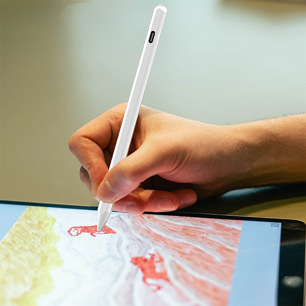 Стилус для Apple Pencil 1 2 Active Pen совместимый с (2018 2020) iPad 6 го/7 го поколения|Стилусы