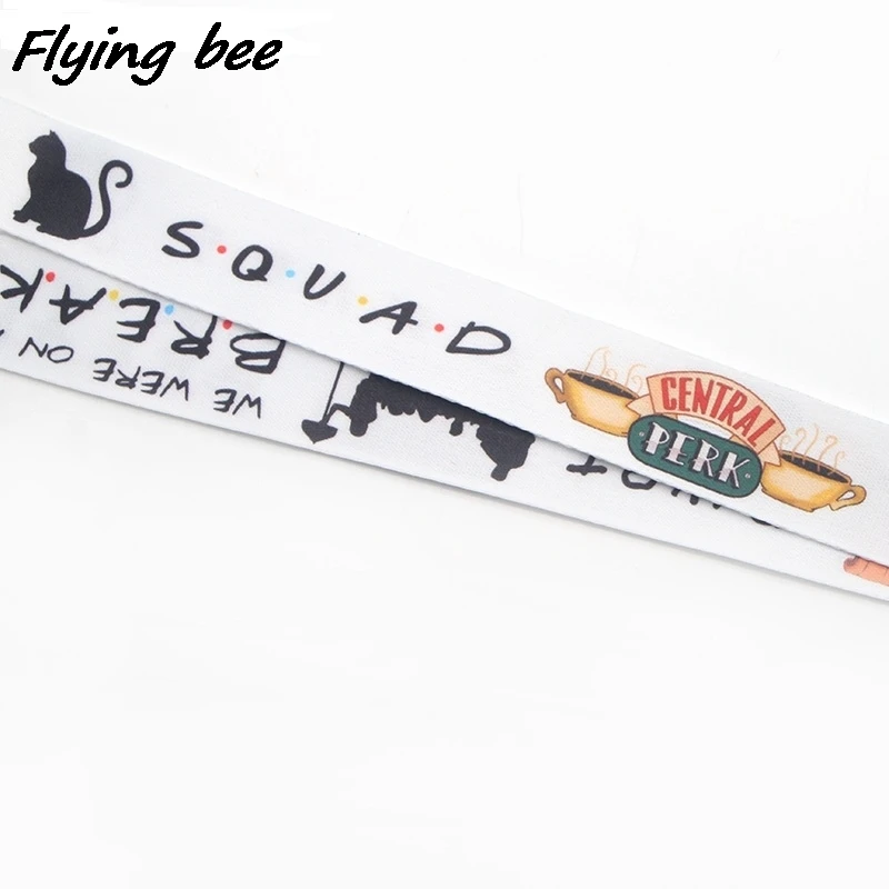 Flyingbee дружбы ремешки для ключей ID карты Пасс тренажерный зал мобильный телефон USB