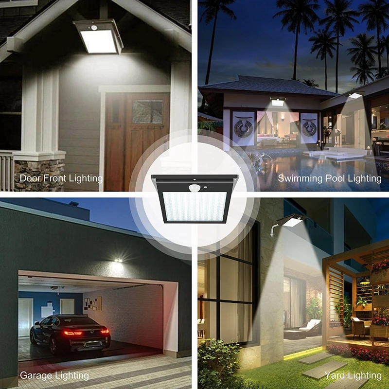 SZYOUMY Free DHL 110LED Solar Street Light 1000lm Waterproof Motion Sensor Power Lighting for Garden Wall Outdoor | Освещение