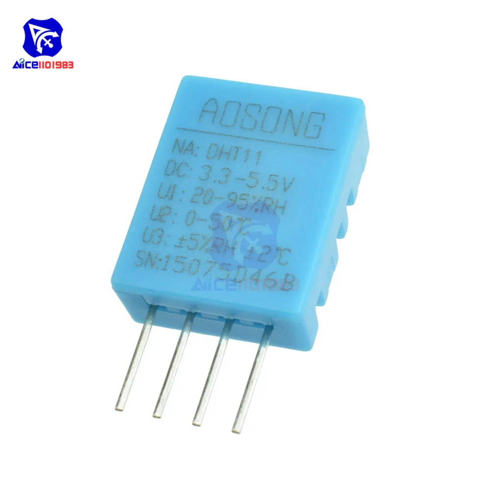 Модуль датчика влажности и температуры diymore DHT11 с кабелем Dupont для Arduino|Датчики| |