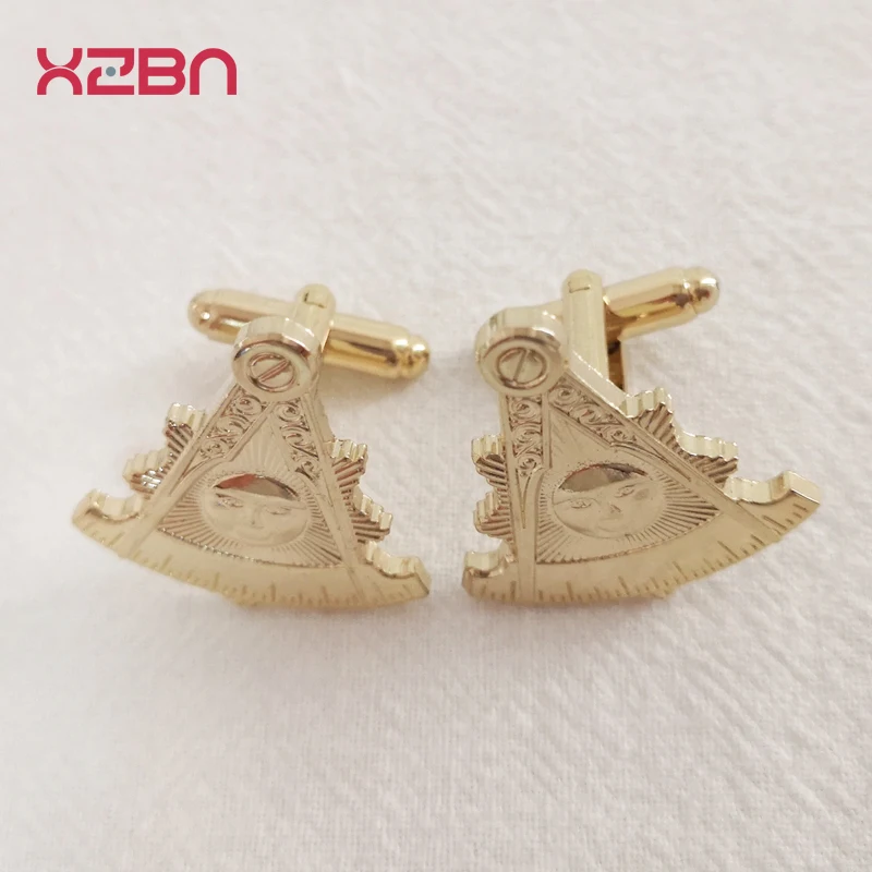 Запонки Masonic дизайн 3D ручная работа синяя деловая Повседневная рубашка легкие