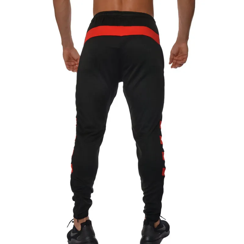 Мужские спортивные штаны для бега фитнеса повседневные облегающие спортивная