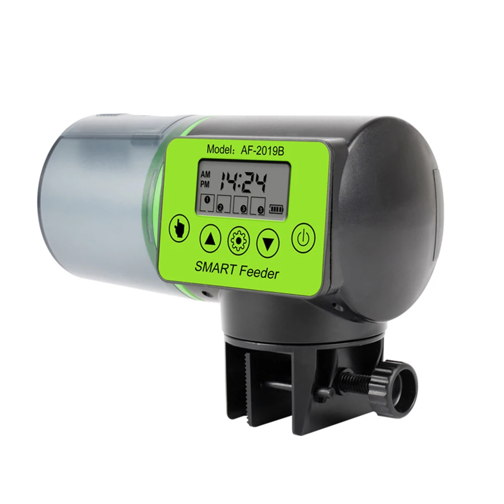 LCD Indicates Timer Aquarium Accessories Feeder Food Feeding Dispenser Tool Automatic Intelligent Control | Дом и сад