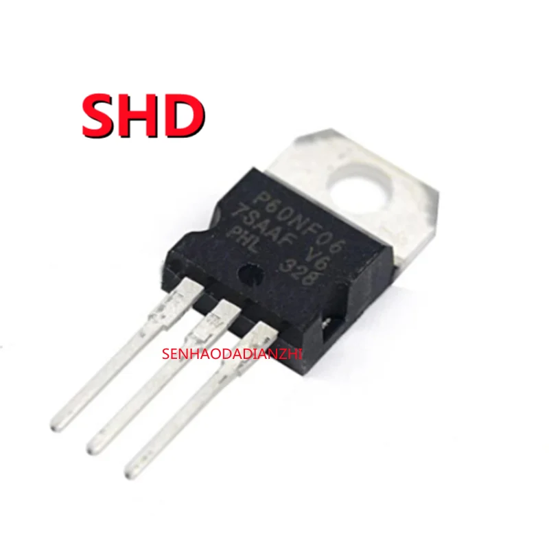 Интегральная схема STP60NF06 P60NF06 60N06 60NF06 TO-220, 10 шт.