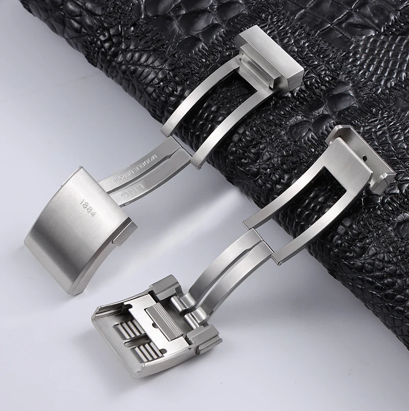 

Пряжка из нержавеющей стали высшего качества для ремешка Breitling 20 мм, полировка, застежка с двойным щелчком, ремешок для часов 1884