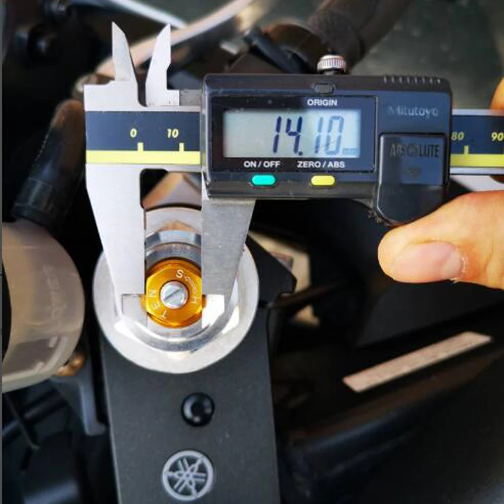 Алюминиевая подвесная вилка для мотоцикла 14 мм с ЧПУ регуляторы предварительной