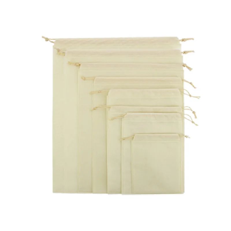 Нетканая Экологически чистая складная сумка для покупок на шнурке домашняя