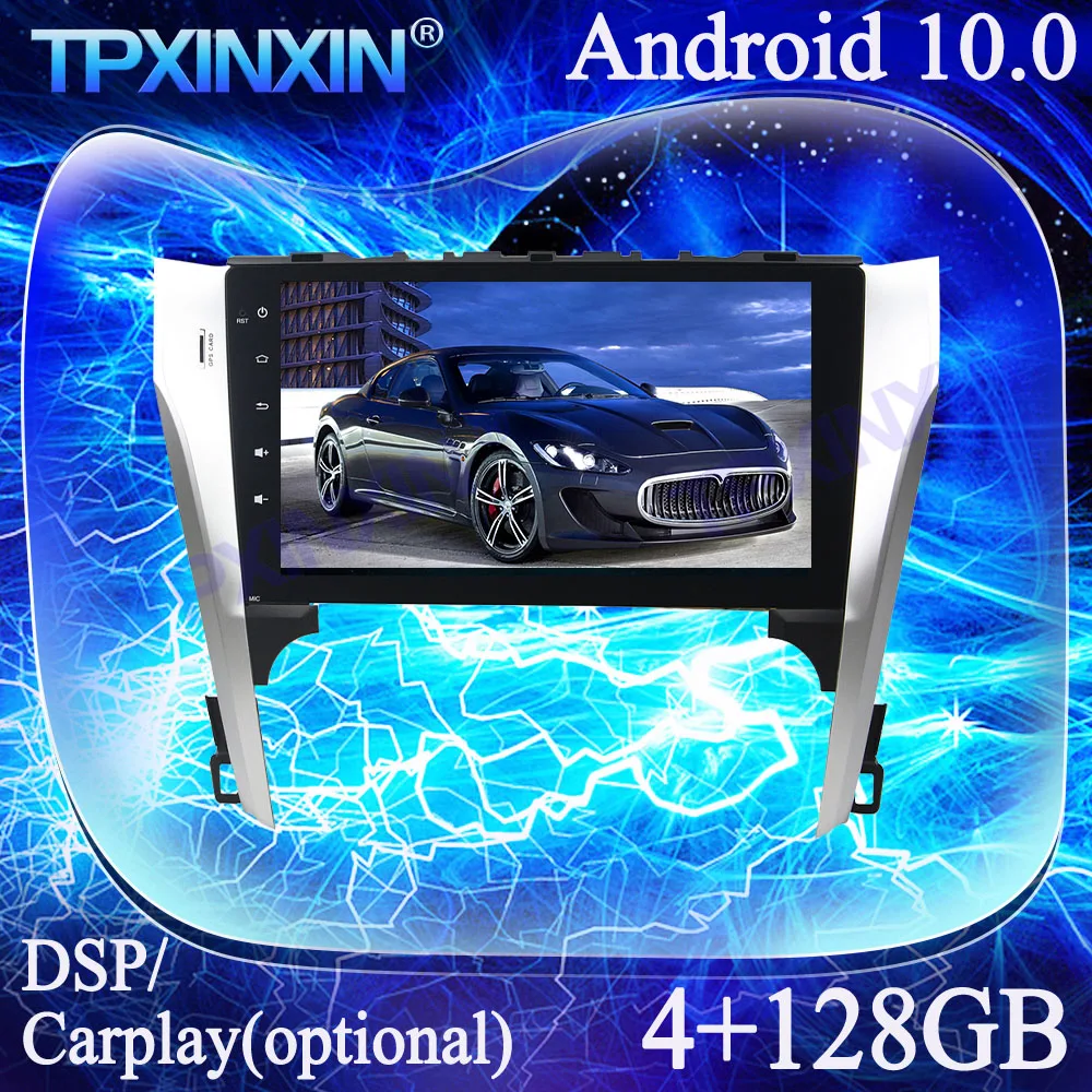 

Android 10,0 IPS Carplay PX6 DSP 4G + 128G для Toyota Camry 2012-2013 мультимедийный рекордер GPS навигация Стерео Авторадио головное устройство