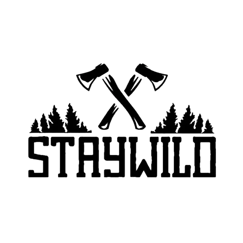 

Виниловая наклейка с надписью «Stay Wild», 16*9,7 см