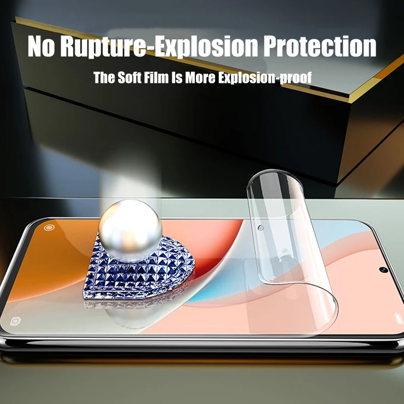 4 шт. полное покрытие экрана протектор для Xiaomi Redmi Note 10 11 Pro 7 8 9 Lite Гидрогелевая