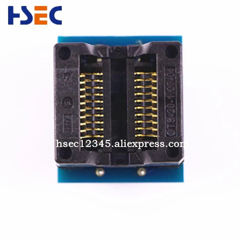 Адаптер sop20 к dip20 широкий 200 208mil SOIC20 DIP20 разъем IC программатор адаптер Бесплатная