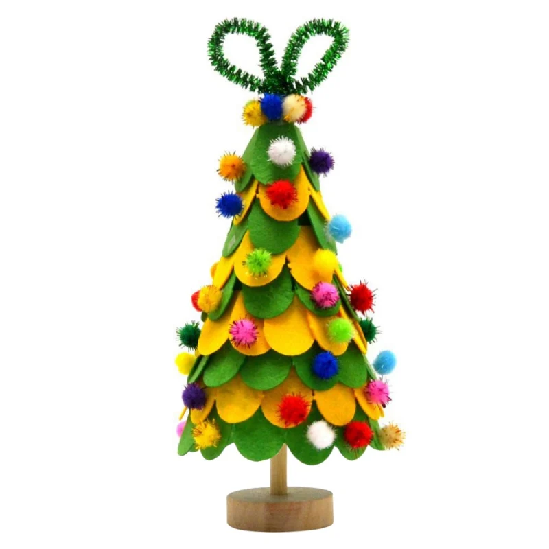 Домашнее украшение для детей подарки игрушка сделай сам Рождественская елка