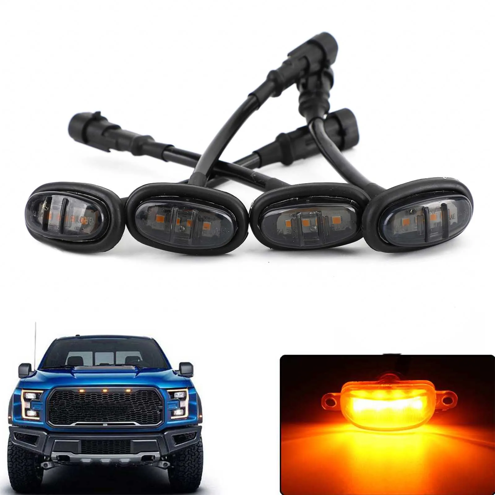 Сигнальные светодиодные лампы Artudatech Bapmic для колес 4 шт. подходят Ford F-150 F150 Raptor 2017