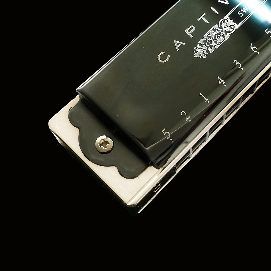 Swan 24 Отверстия октавы настроенный гармоника металлические Ключ C с чехол