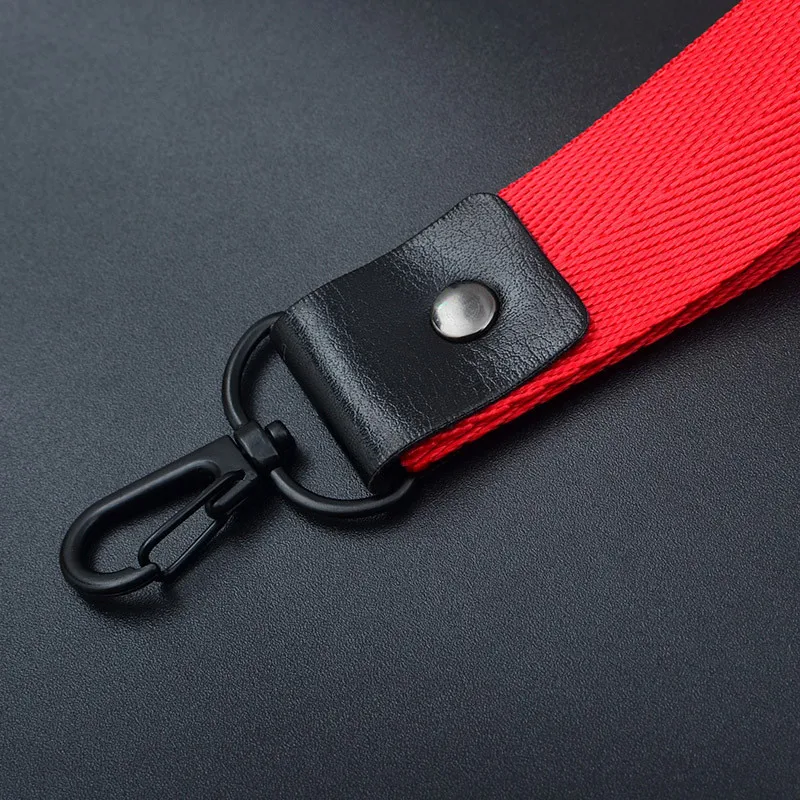 

Mobile Phone Strap Short Lanyard for Keys USB stick ID card Cell phone Universal Polyester Lanyards Classic plain 8 color Rope