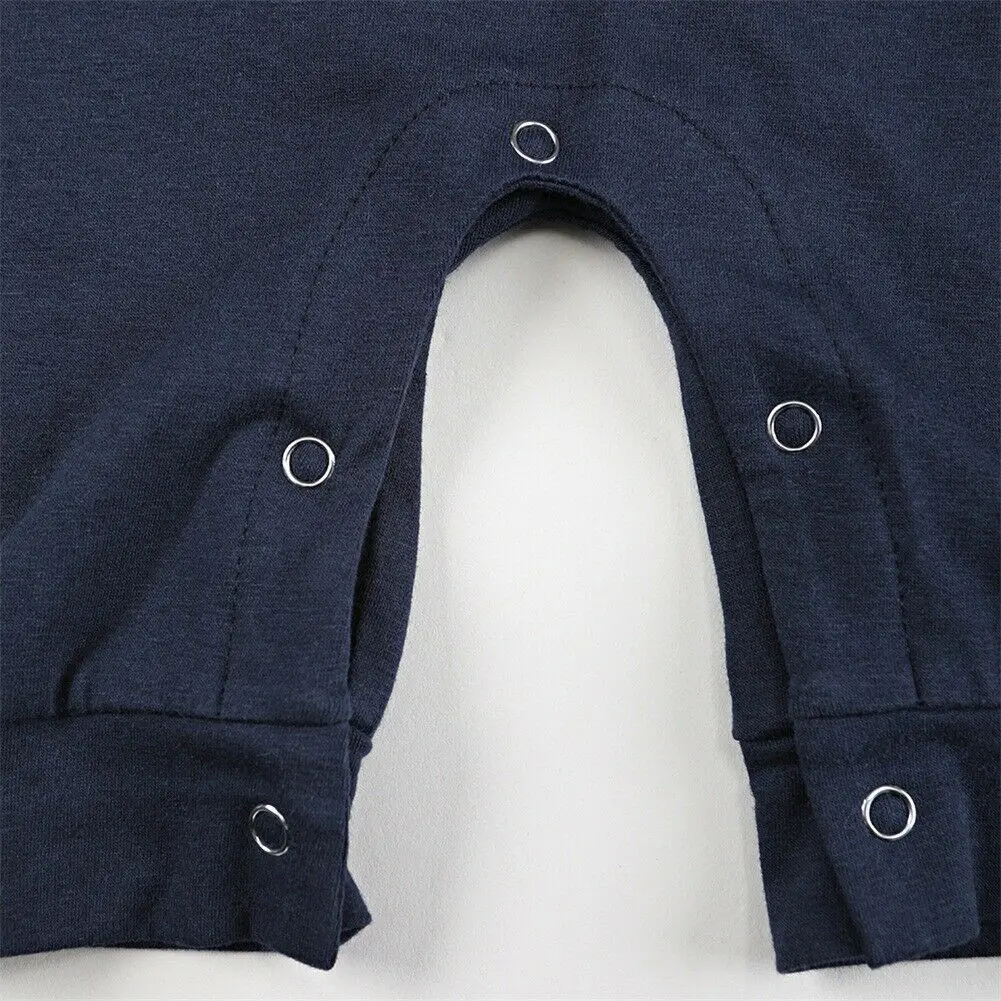 Осенняя одежда для новорожденных мальчиков комбинезон с длинными рукавами UK |