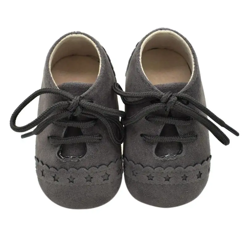 Newborn Baby Shoes Girls Boys Soft Warm Nubuck Leather Prewalker Anti-slip Canvas Sports Sneakers Moccasins Footwear |