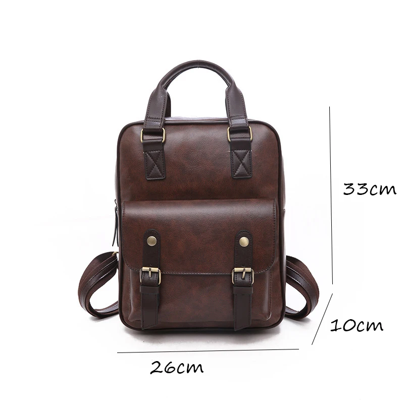 Beibaobao модный рюкзак Mochila Feminina с защитой от кражи, школьные сумки, водонепроницаемые дорожные винтажные рюкзаки для ноутбука, коричневый кожаный большой женский рюкзак