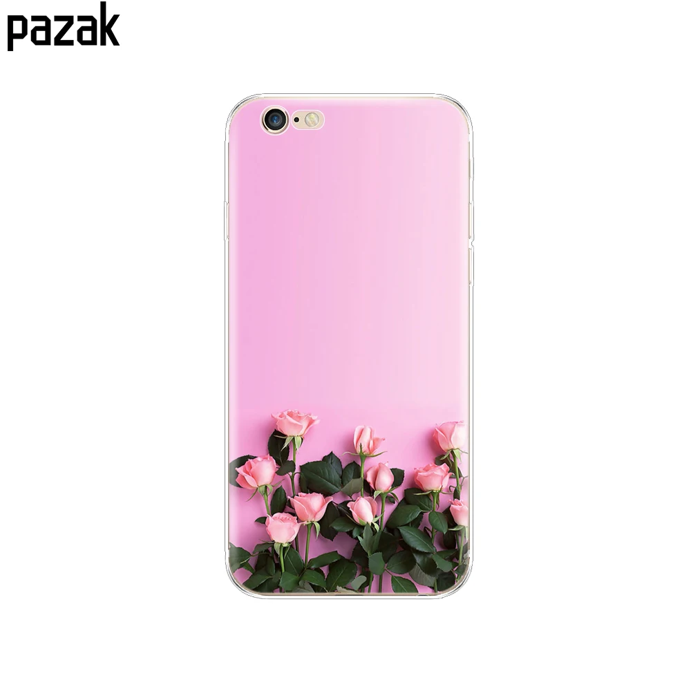 Силиконовый чехол для iphone 5S 5 s se из мягкого ТПУ Apple iPhone 6 plus etui бампер |