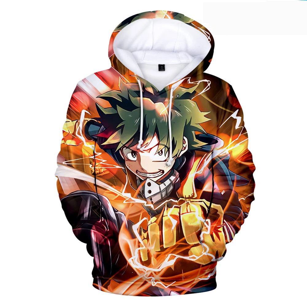 

The Newest 3D Hoodies Sweatshirts Men Women Hoodie Fashion Autumn 3D Print Comic Boys Girls Black+White Pullovers