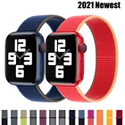 Ремешок нейлоновый для Apple watch band 44 мм 40 мм, браслет для iWatch 42 мм 38 мм, браслет для Apple watch 5 4 3 Se 6