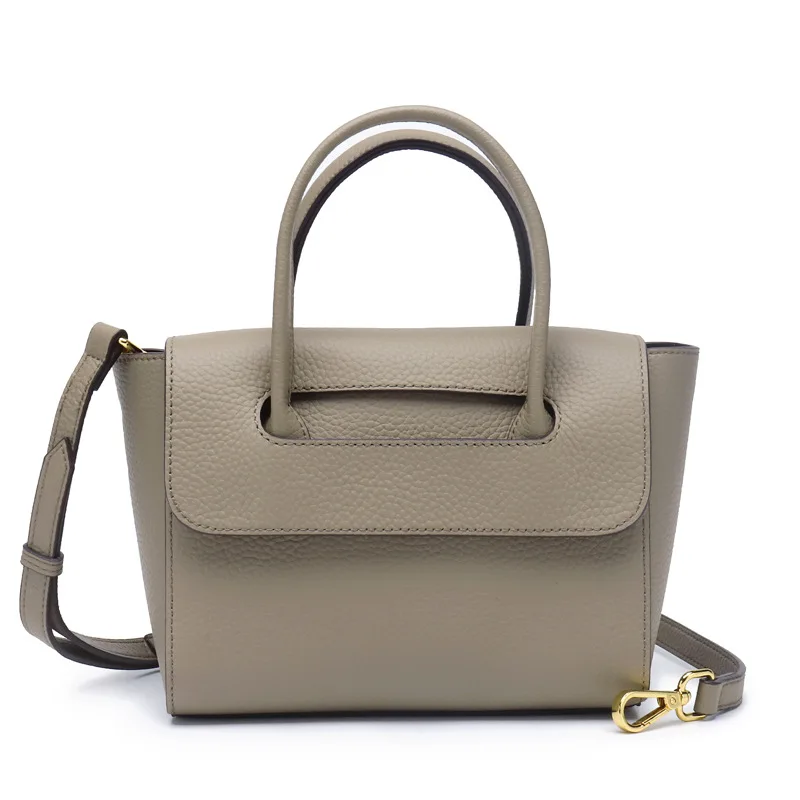 

New 2021 Genuine Leather Women Shoulder Bags Designer Casual Totes Bag High Quality Lady's Crossbody Handbag Yellow Blue Gray