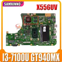 X556UV Laptop motherboard for ASUS X556UQK X556UB X556UQ X556UJ X556UF X556U original mainboard 8GB-RAM I3-7100U GT940MX