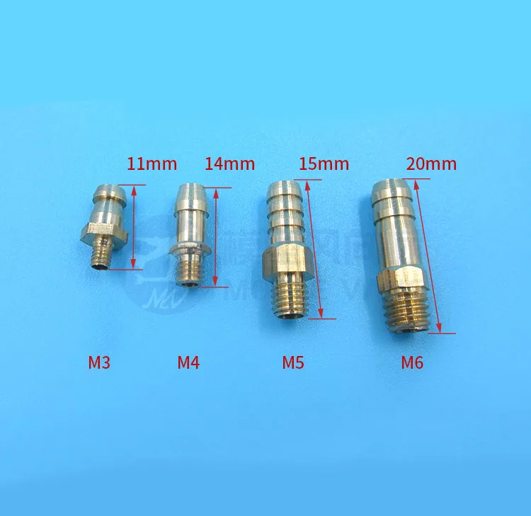 4 шт медные насадки для воды m3m4m5