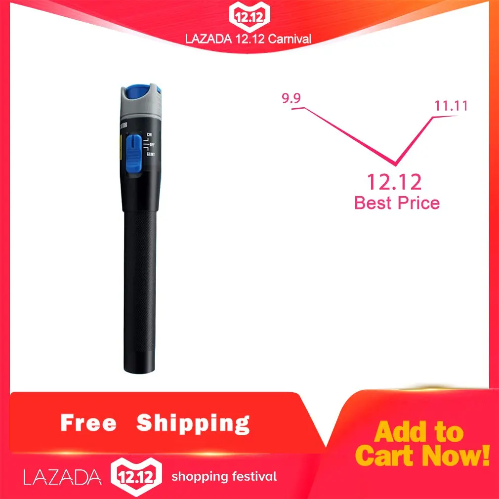 30 мВт Визуальный дефектоскоп Волоконно оптическая лазерная ручка 10 красный